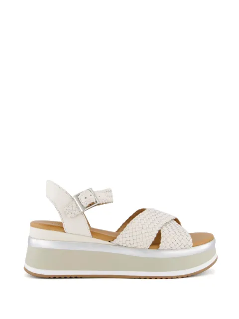 INUOVO braided-strap platform sandals
