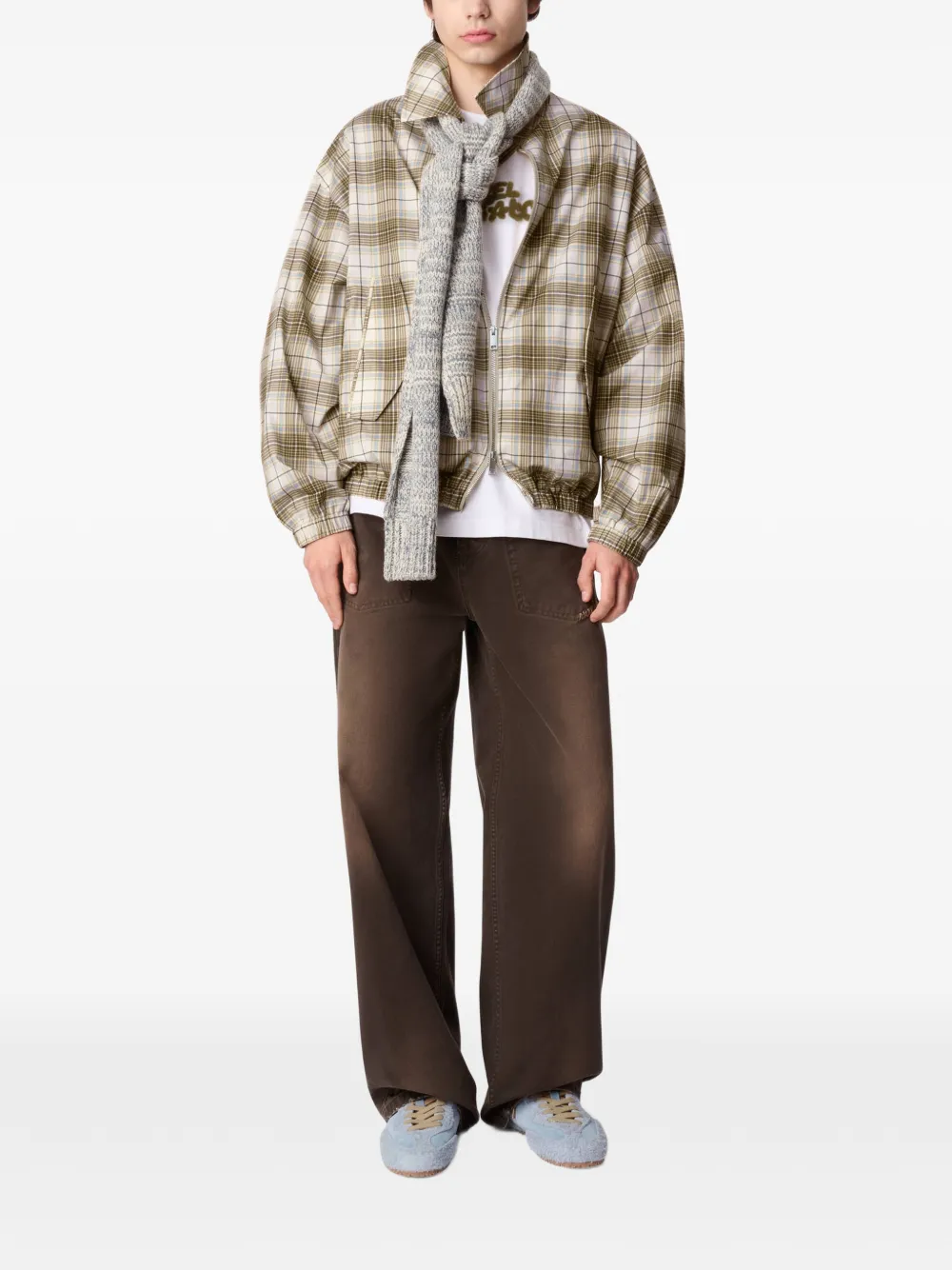 Axel Arigato Terra geruit jack Beige