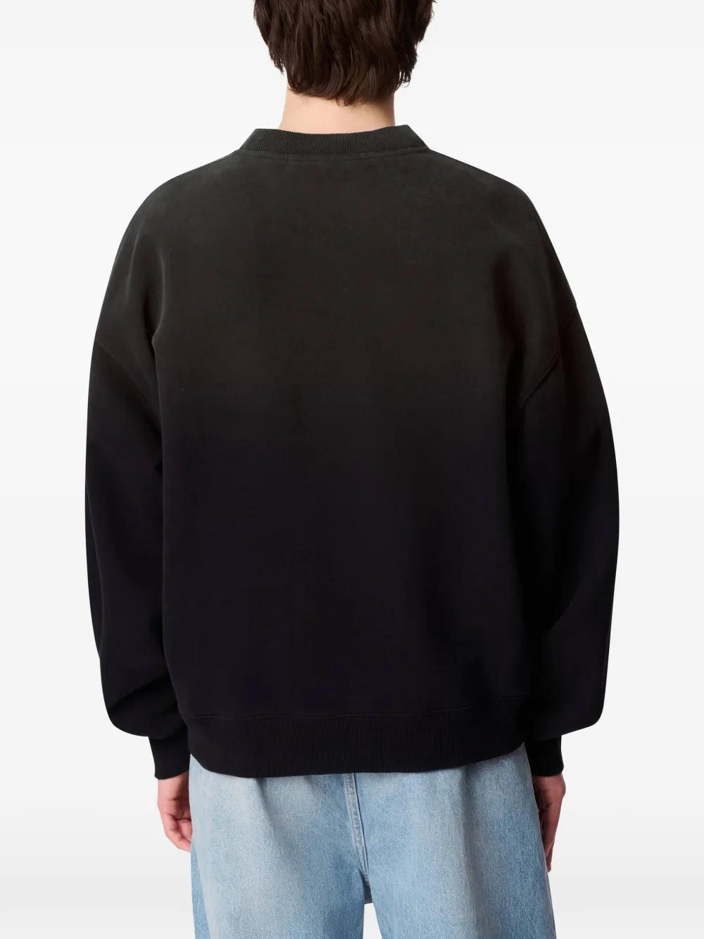 Axel Arigato Trace sweater met wassing Zwart