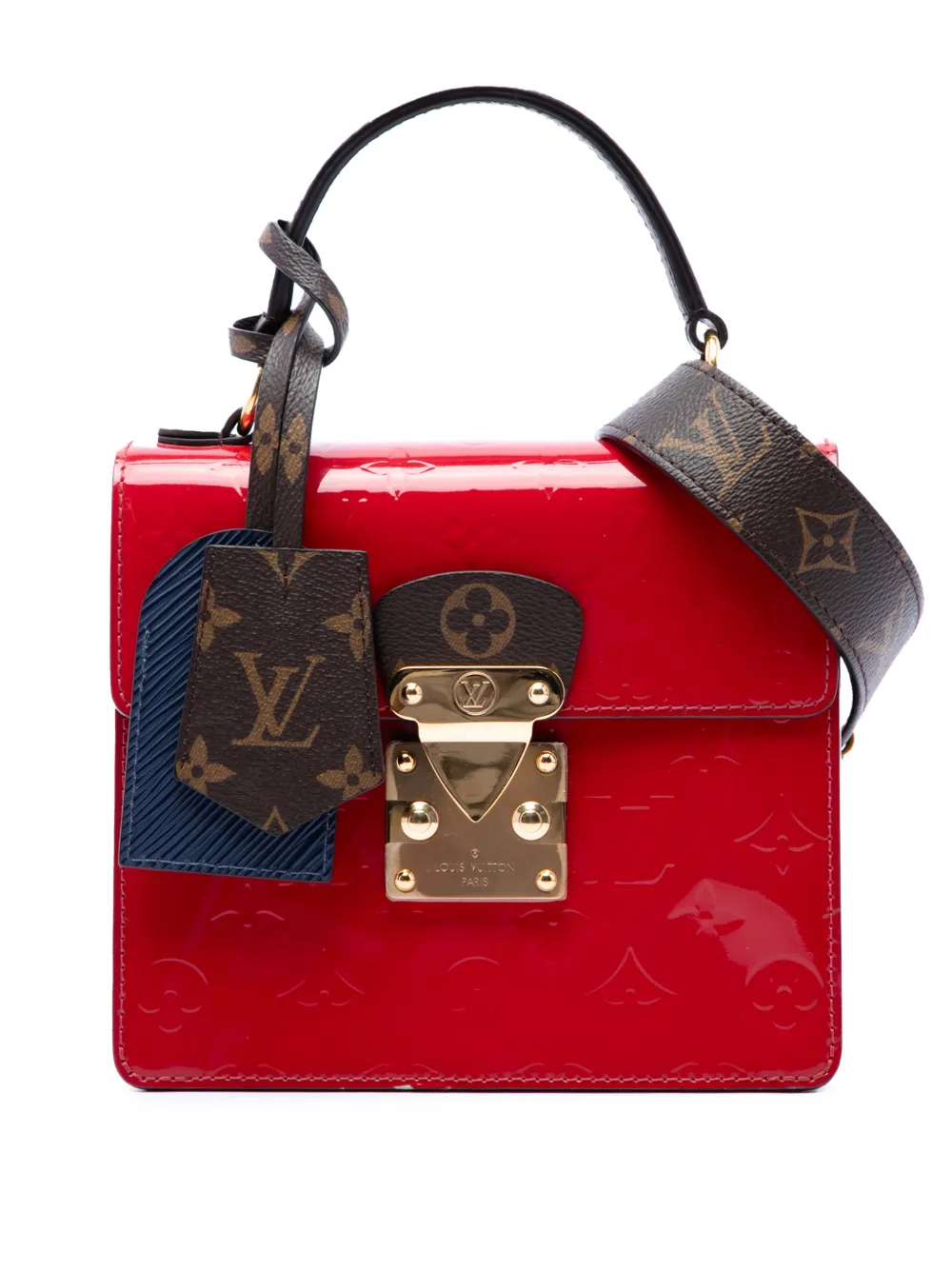 Louis Vuitton Pre-Owned 2020 Monogram Vernis Spring Street satchel - Red