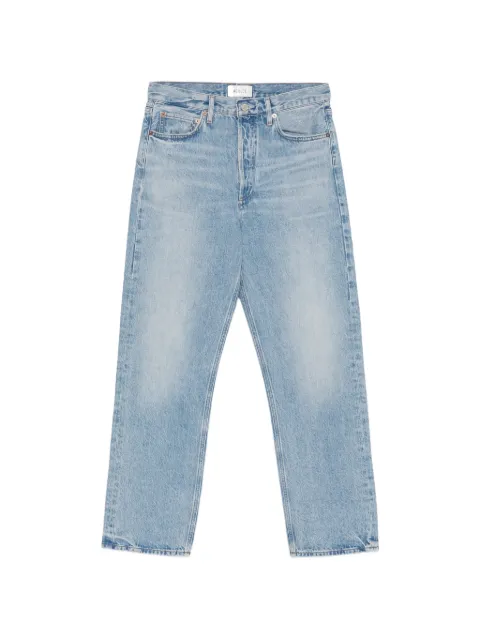 AGOLDE whiskered faded jeans