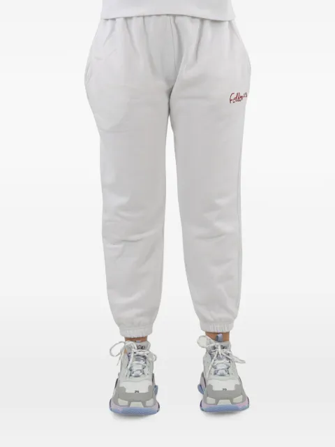 Follovers elasticate-waistband track pants