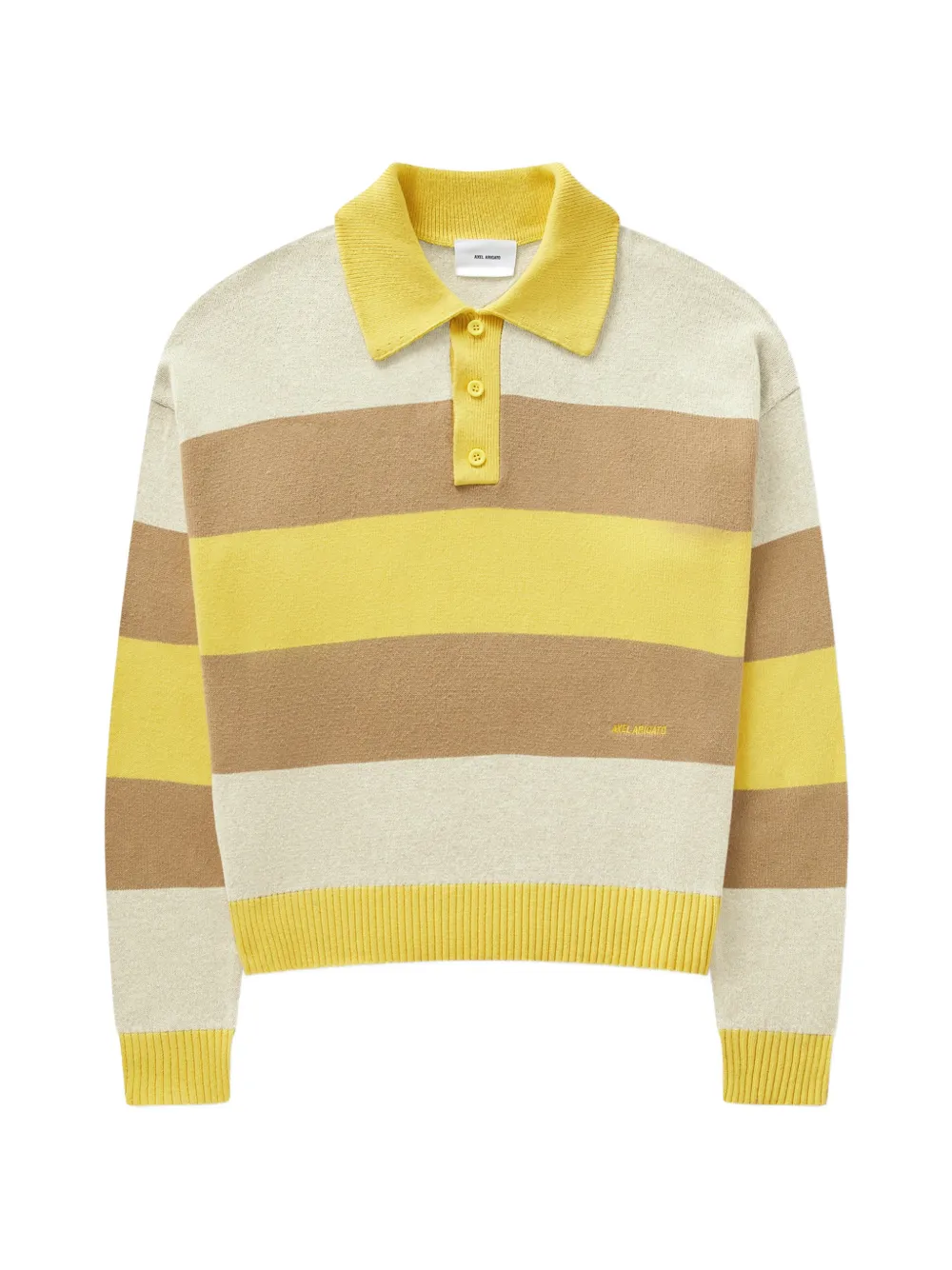 Axel Arigato Polo Marine a righe - Giallo
