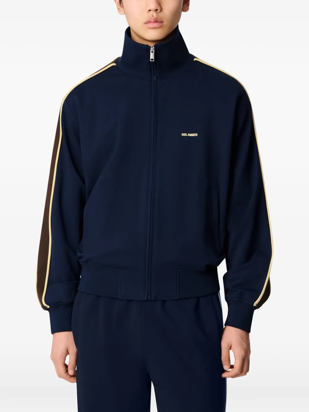 Axel Arigato Curb trainingsjack met zijstreep Blauw