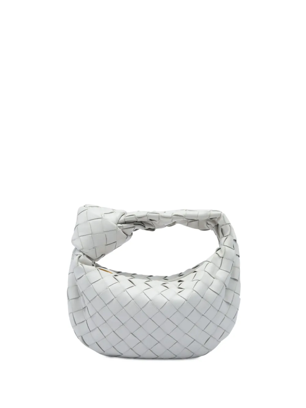 Bottega Veneta Pre-Owned 2012-2026 mini Intrecciato Jodie Tasche aus Nappaleder - Weiß
