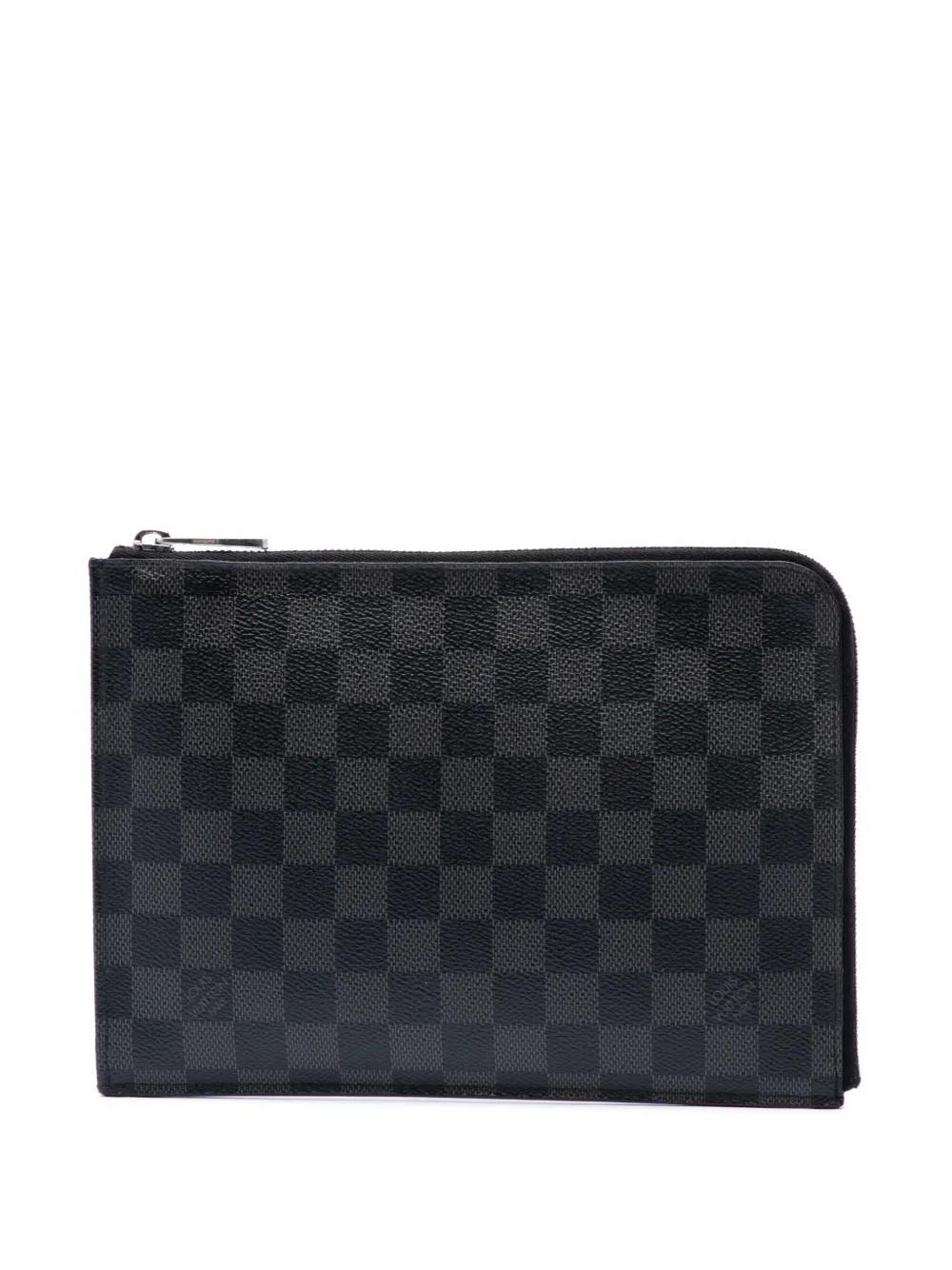 Louis Vuitton Pre-Owned 2015 Damier Graphite Pochette Jour PM Clutch - Schwarz