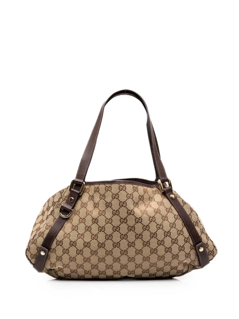 Gucci Pre-Owned 2000-2015 GG Canvas Abbey D Ring tote bag - Marron