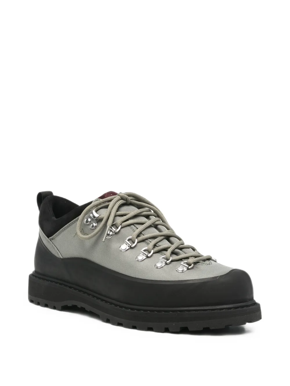 Diemme Roccia Basso lace-up panelled sneakers Groen