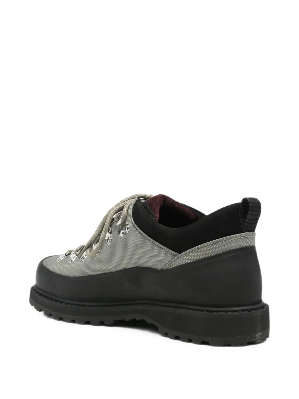 Diemme Roccia Basso lace-up panelled sneakers Groen