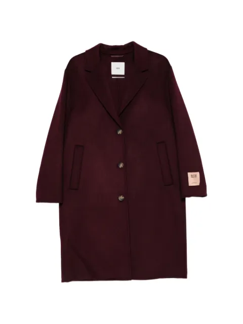 SOLOTRE single-breasted notch-lapels coat