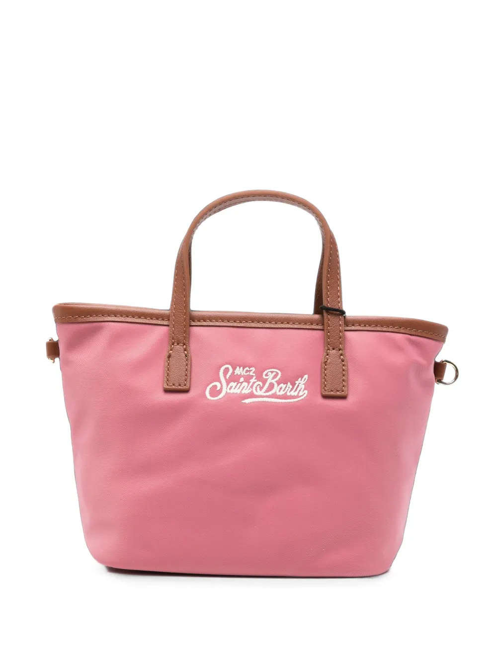 MC2 Saint Barth mini City logo-embroidered tote bag