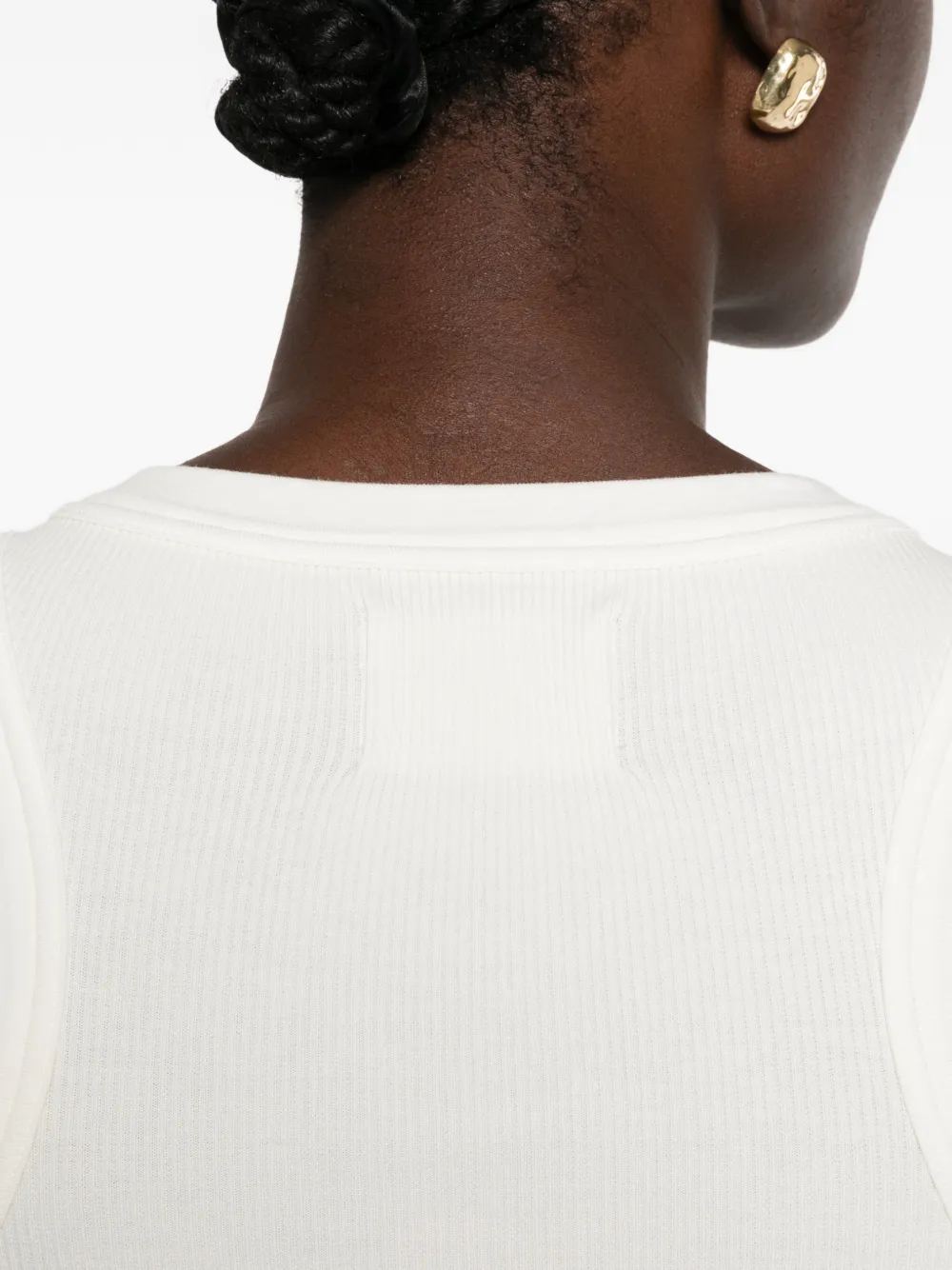Citizens of Humanity Isabel ribbed-knit tank top Beige
