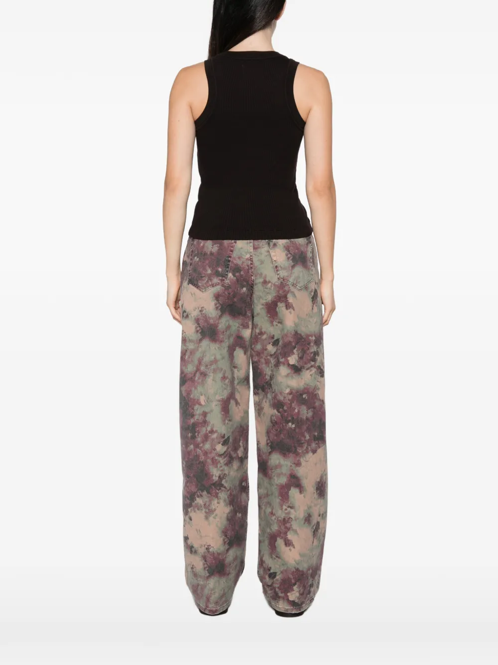 Citizens of Humanity Geribbelde tanktop Bruin
