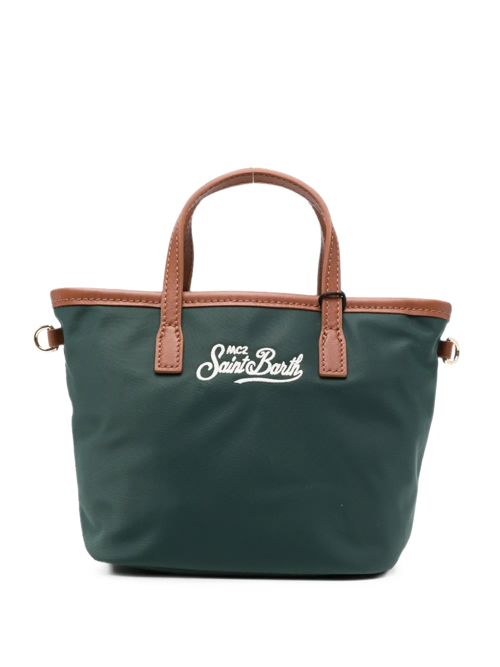MC2 Saint Barth mini City logo-embroidered tote bag