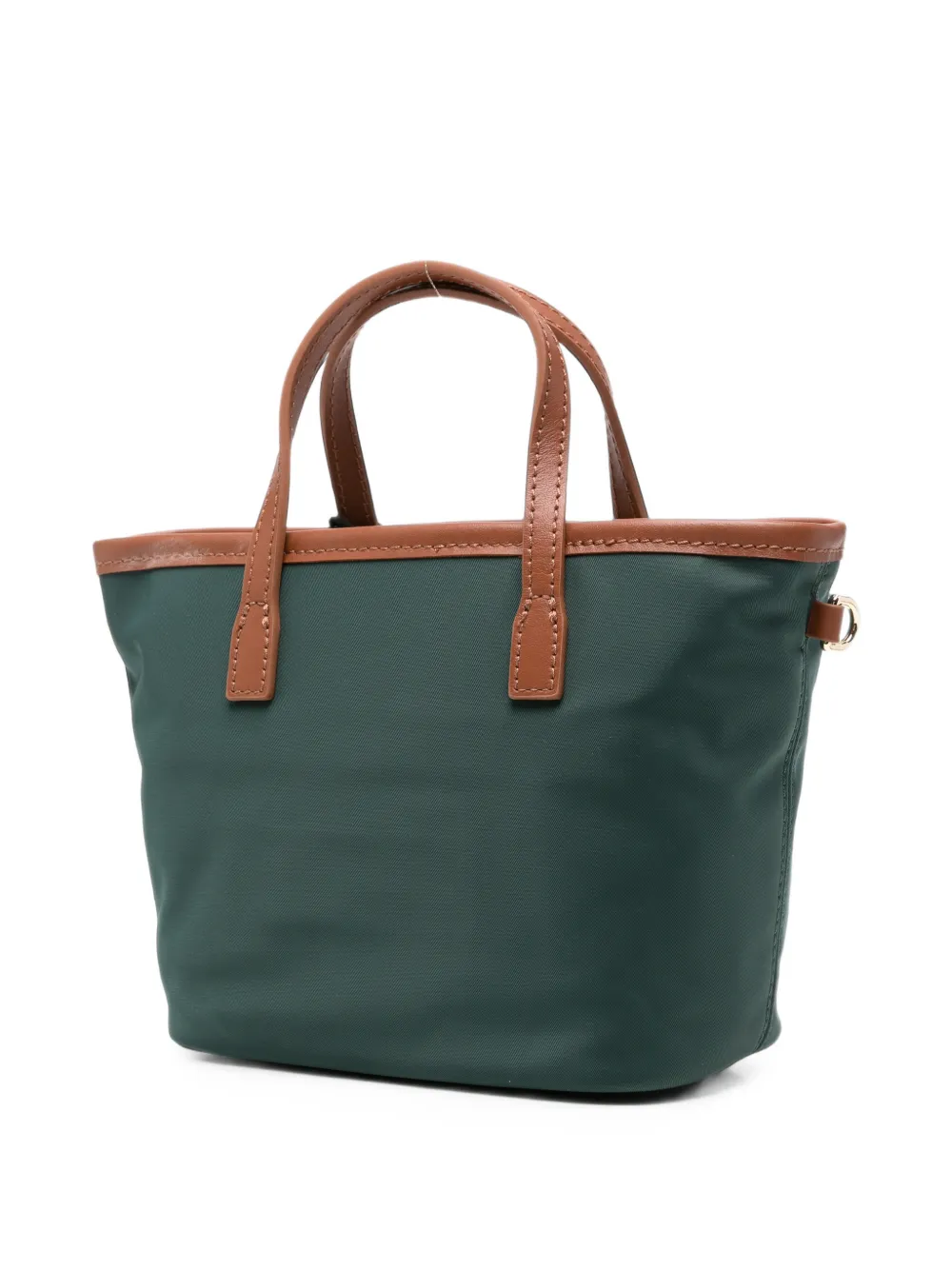 MC2 Saint Barth Mini shopper met geborduurd logo Groen