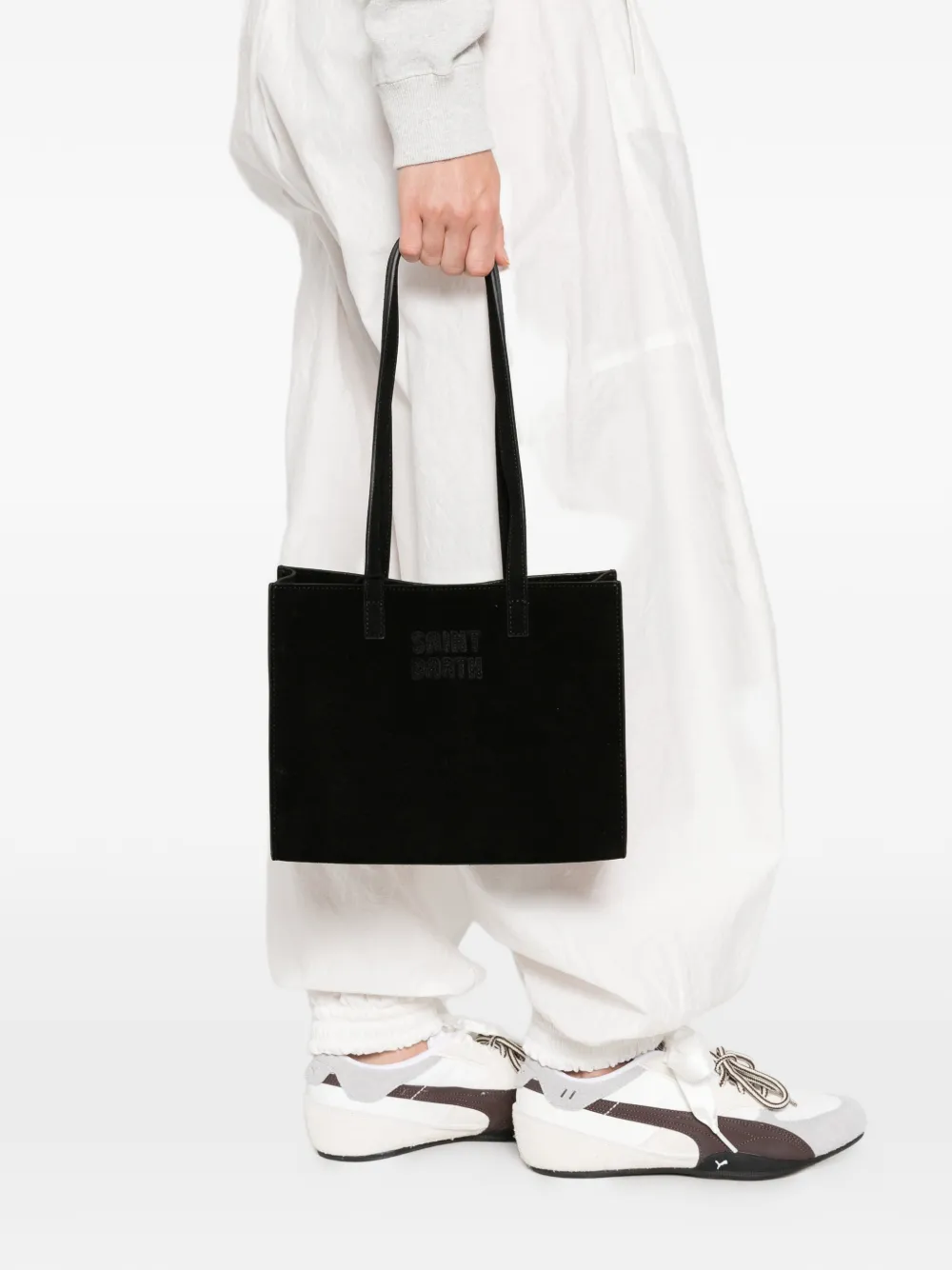 MC2 Saint Barth Suède shopper Zwart