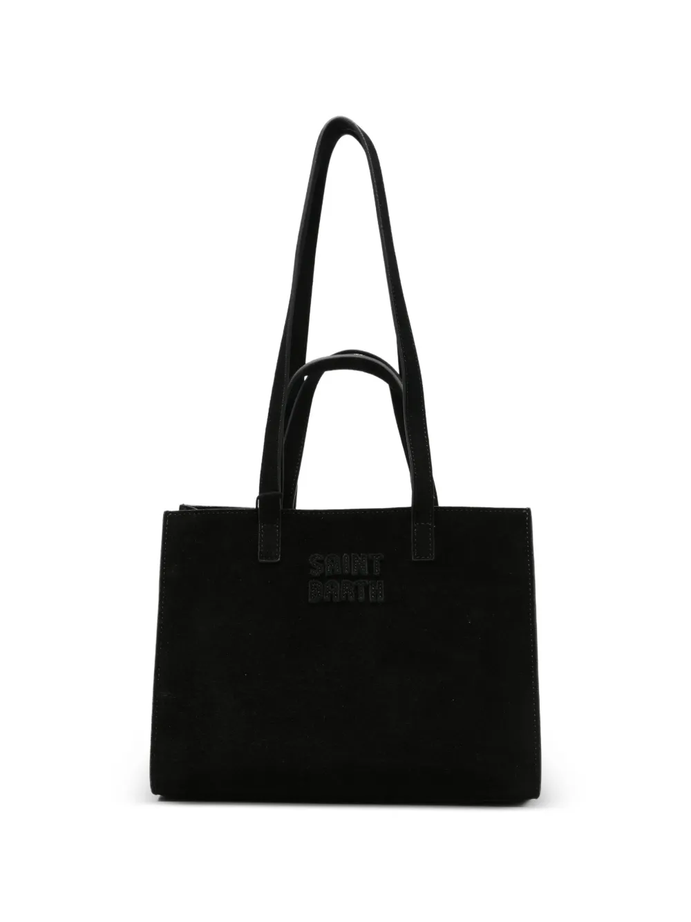 MC2 Saint Barth sac porté épaule en daim - Noir