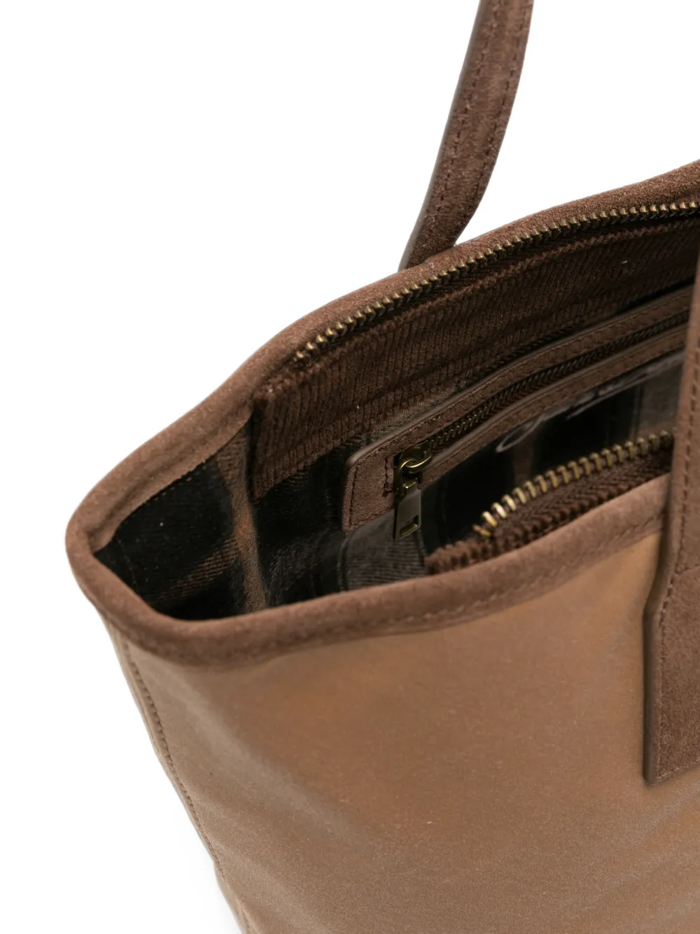 MC2 Saint Barth Shopper met geborduurd logo Bruin