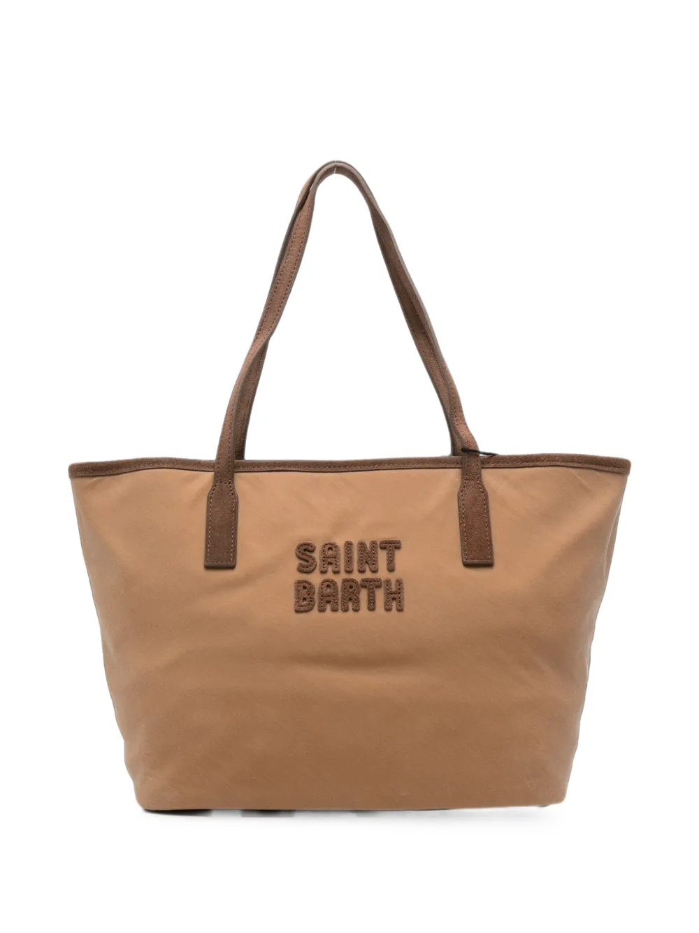 MC2 Saint Barth logo-embroidered canvas tote bag