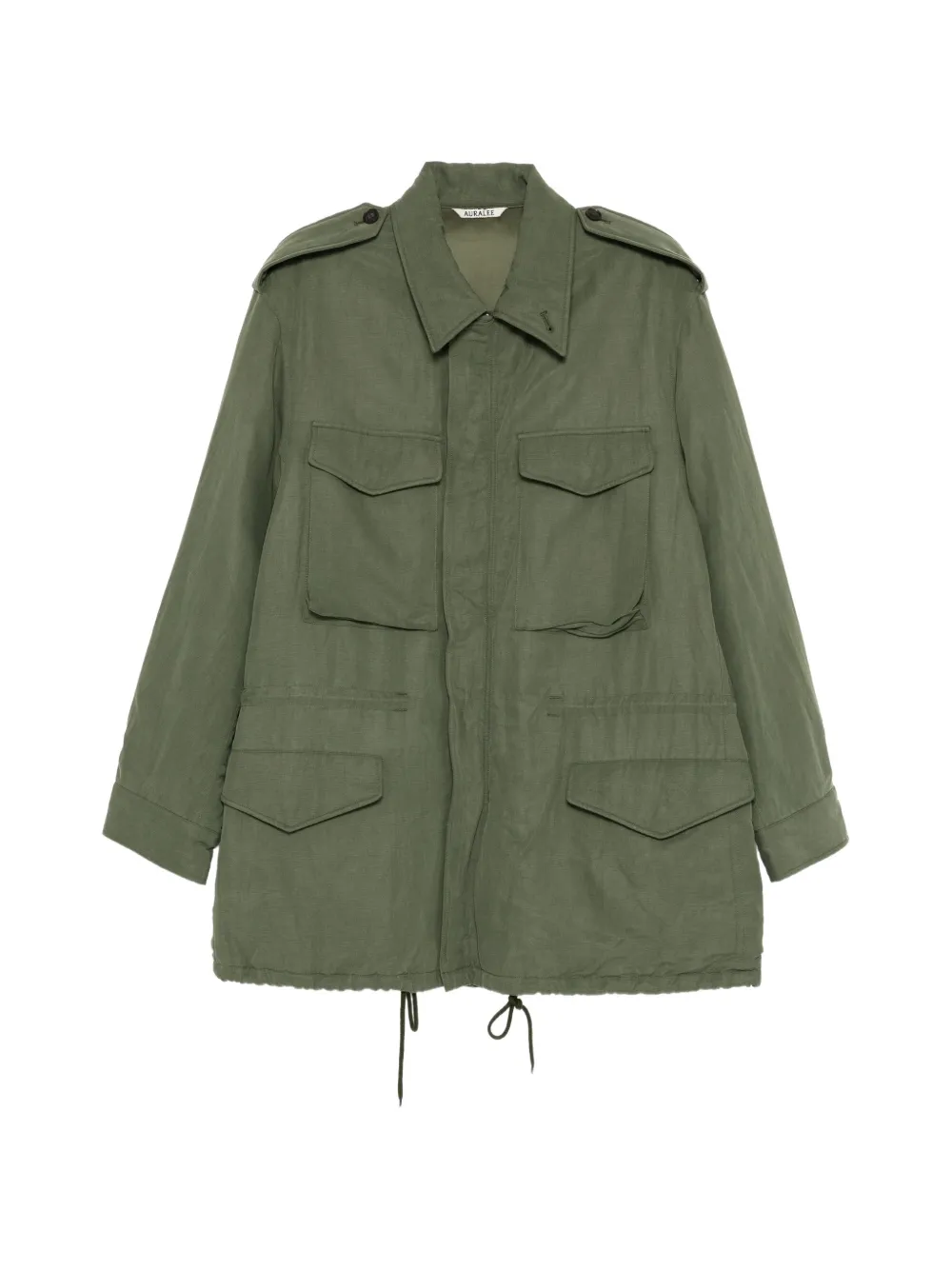 Auralee epaulette field jacket | Green | Image 1