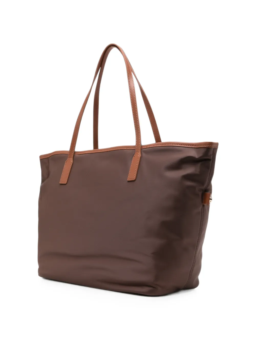 MC2 Saint Barth Shopper met geborduurd logo Bruin