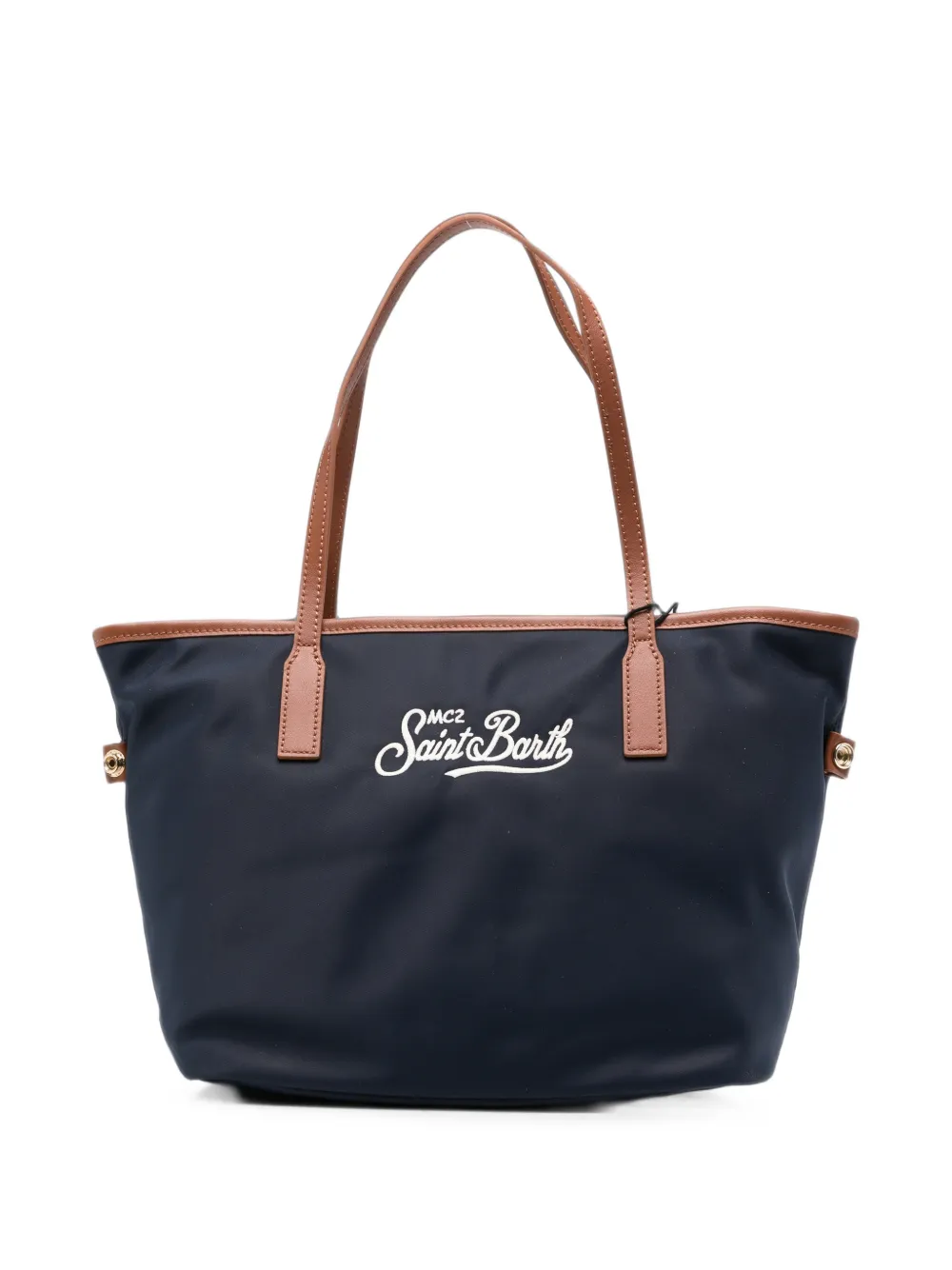 MC2 Saint Barth medium City logo-embroidered tote bag