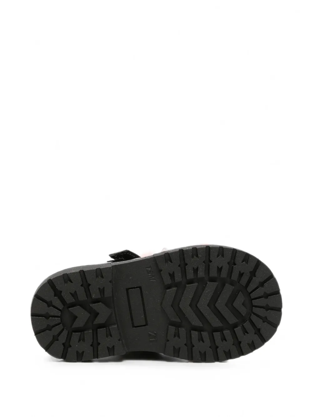 Florens bow-detail patent-leather ballet flats Zwart