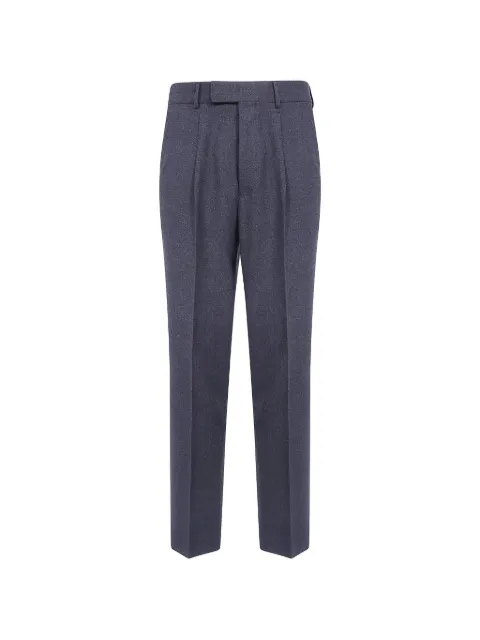 Zegna pleated straight-leg trousers