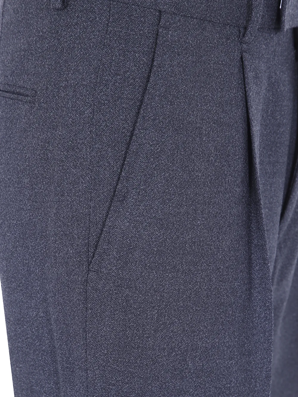 Zegna Straight plooibroek Grijs