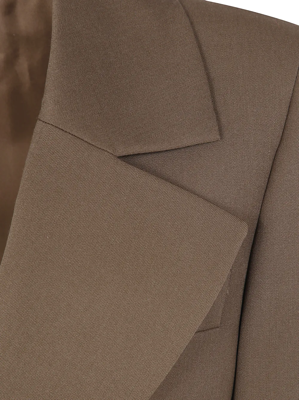 Chloé Blazer met enkele rij knopen Bruin