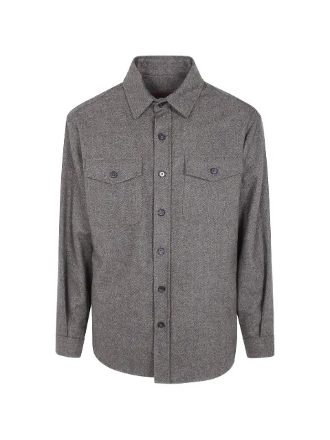 Cruna Osaka herringbone shirt
