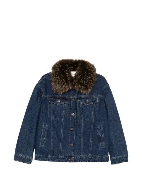 MC2 Saint Barth Dailys faux-fur collar denim jacket
