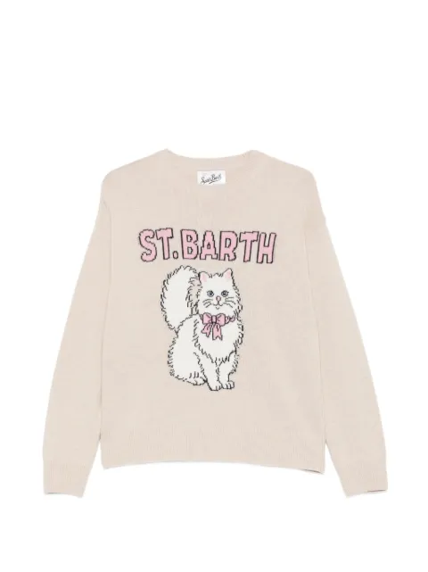 MC2 Saint Barth cat-intarsia sweater