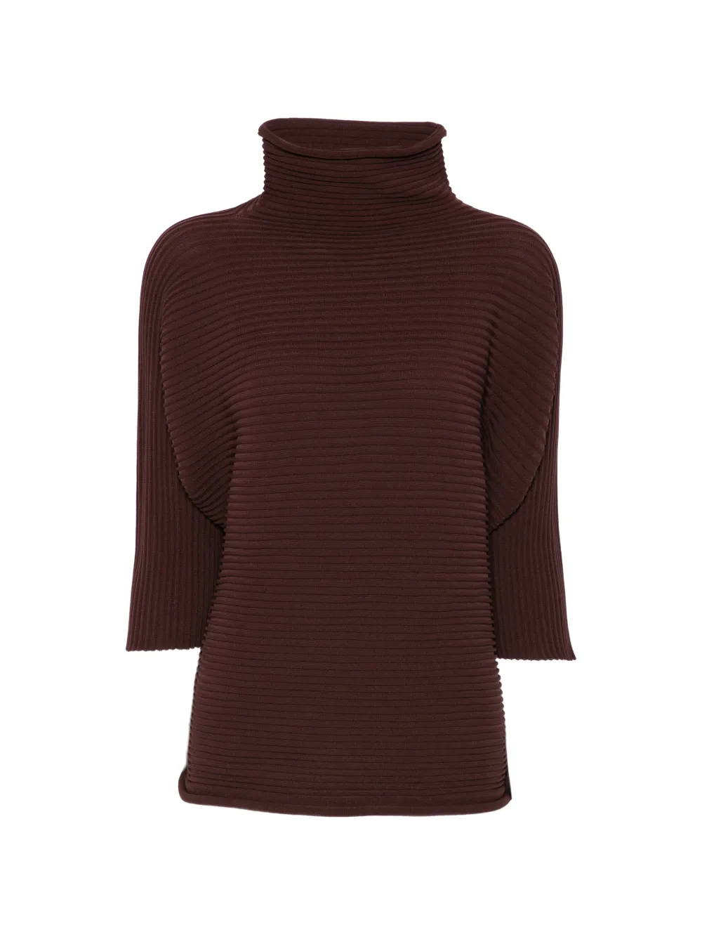Pleats Please Issey Miyake pleated high-neck top
