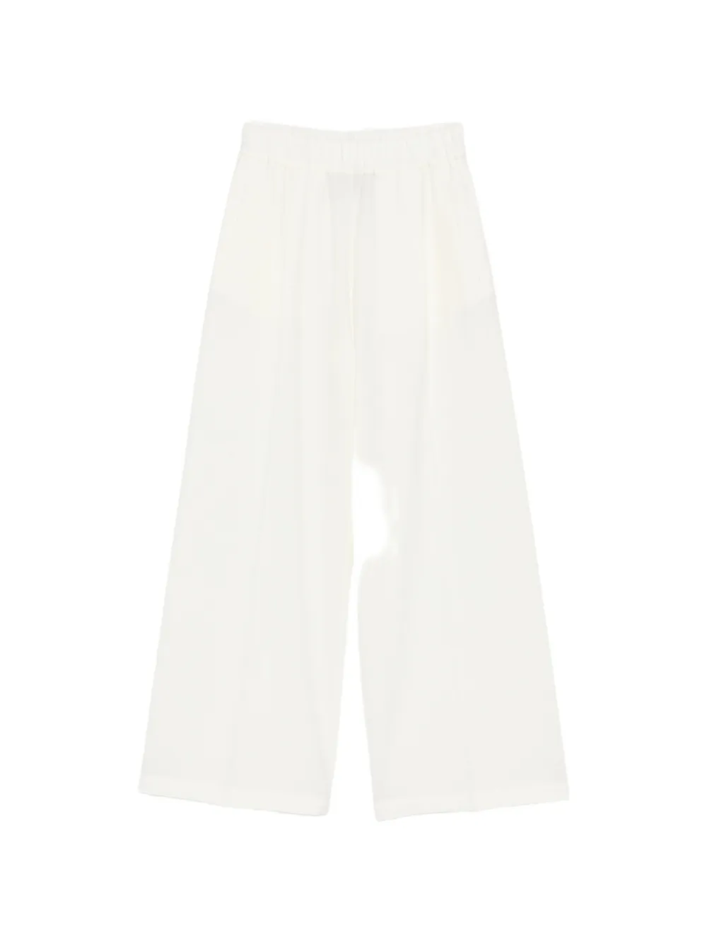 Semicouture elasticated-waistband palazzo pants Wit