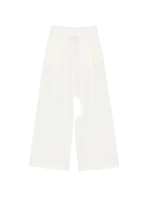 Semicouture elasticated-waistband palazzo pants