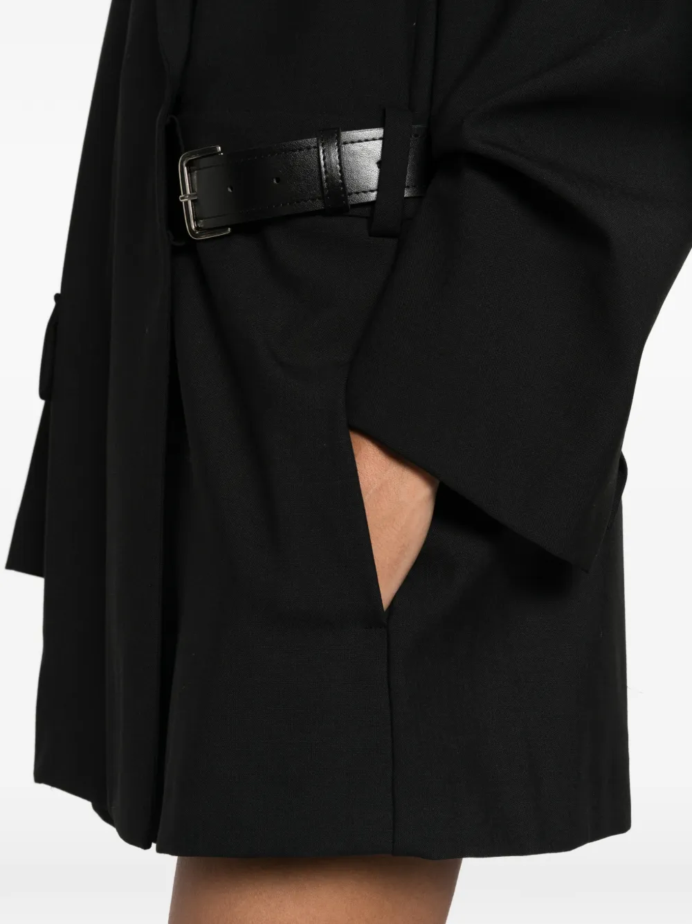 Semicouture belted playsuit Zwart