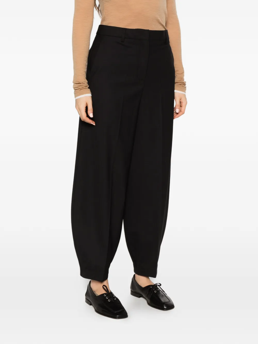 Semicouture straight-leg trousers Zwart