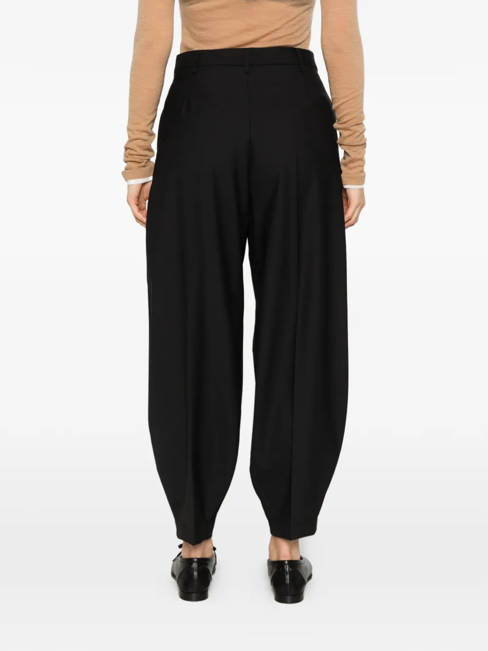 Semicouture straight-leg trousers Zwart