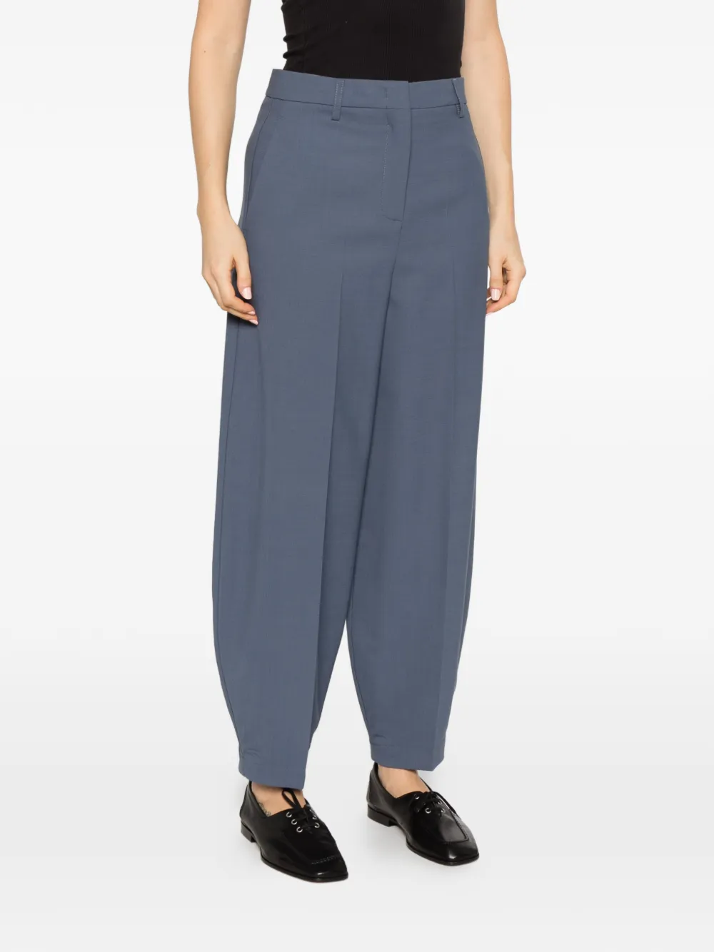 Semicouture straight-leg trousers Blauw