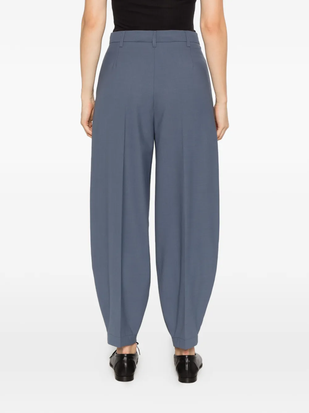 Semicouture straight-leg trousers Blauw
