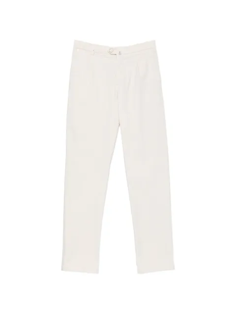 Kiton pleated straight-leg trousers