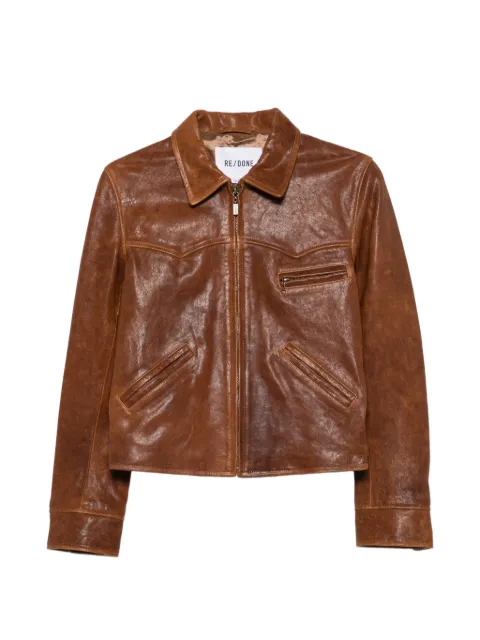 RE/DONE Devon leather jacket