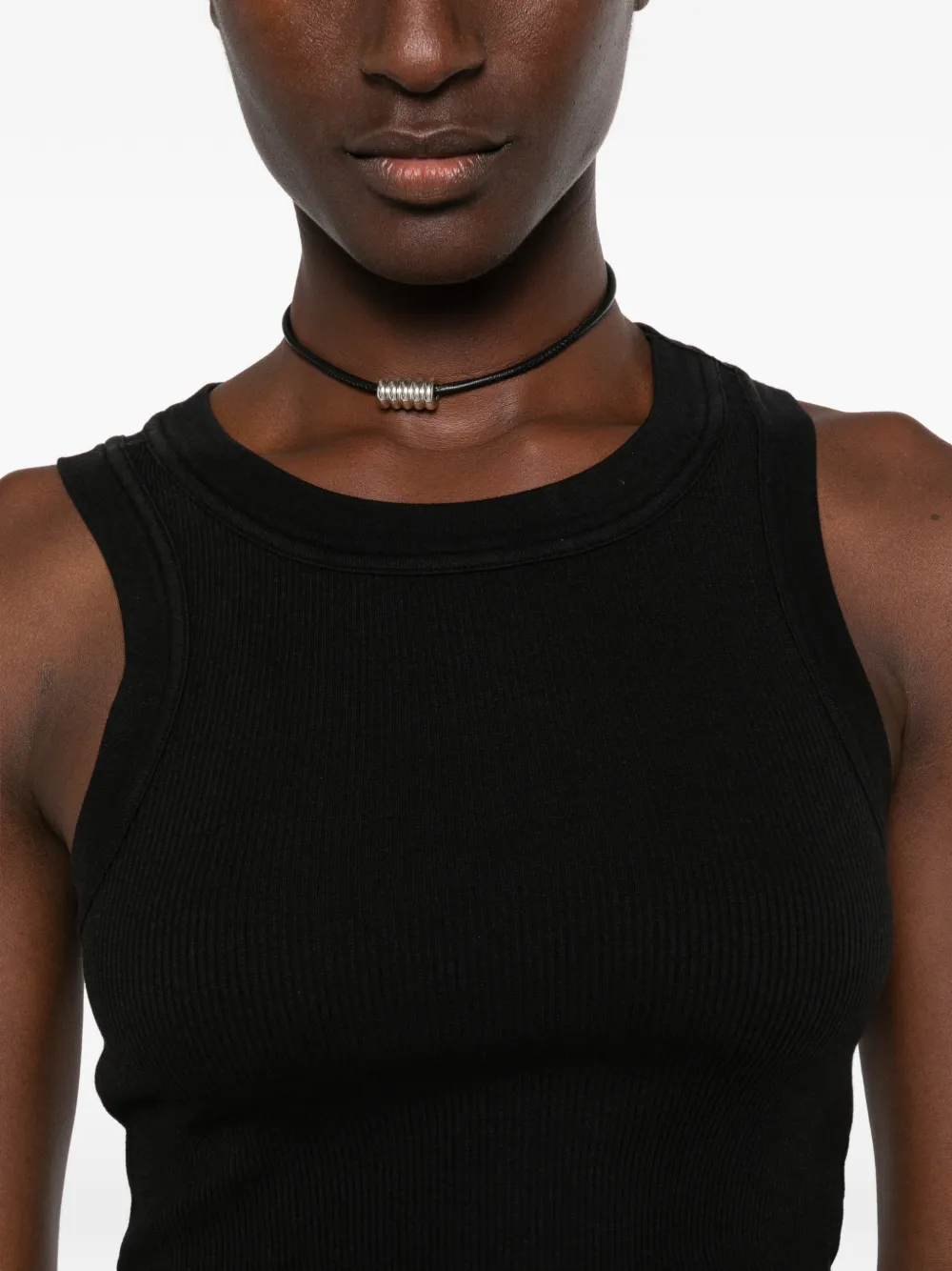 Citizens of Humanity Isabel ribbed-knit tank top Zwart