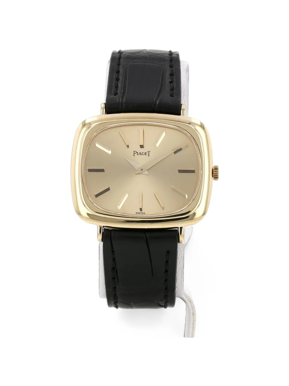 Pre-owned Piaget 1970 Rectangular Yellow Gold 25mm Watch