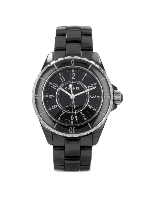 Chanel Pre-owned 2010's J12 38mm Watch in Black