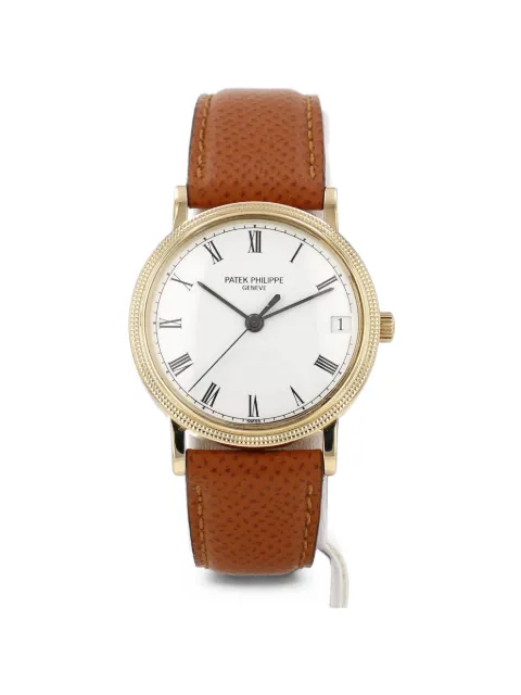 Patek Philippe Pre-Owned montre Calatrava Clous De Paris 33 mm (1990)