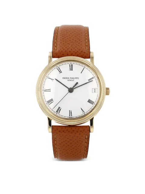 Patek Philippe Pre-Owned 1990 Calatrava Clous de Paris 33mm watch