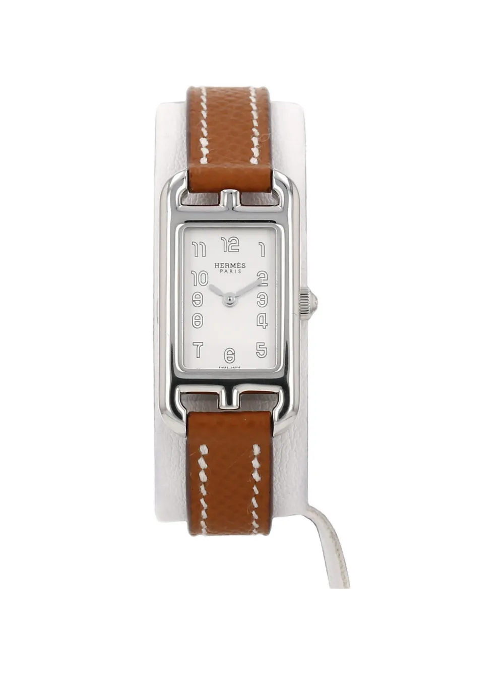 Pre-owned Hermes 2026 Cape Cod Nantucket 33mm Watch In White