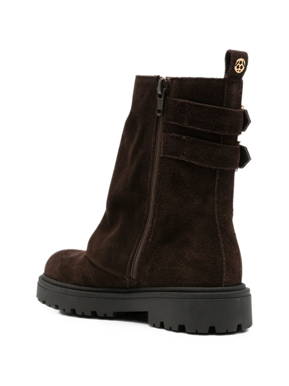 Florens buckle-detail suede boots Bruin